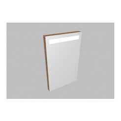 Zrcadlo ZLNH 50 s LED osvětlením - barva korpusu: mocca
