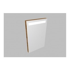 Zrcadlo ZLNH 50 s LED osvětlením - barva korpusu: ořech