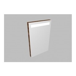 Zrcadlo ZLNH 50 s LED osvětlením - barva korpusu: ořech tabák