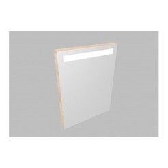 Zrcadlo ZLNH 60 s LED osvětlením - barva korpusu: akazie