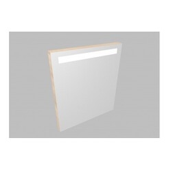 Zrcadlo ZLNH 70 s LED osvětlením - barva korpusu: akazie